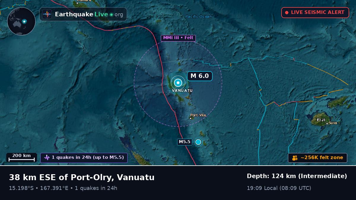 Off the coast of Luganville, Vanuatu