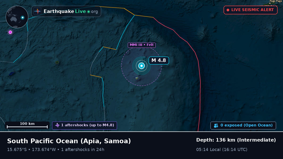 South Pacific Ocean (Samoa)
