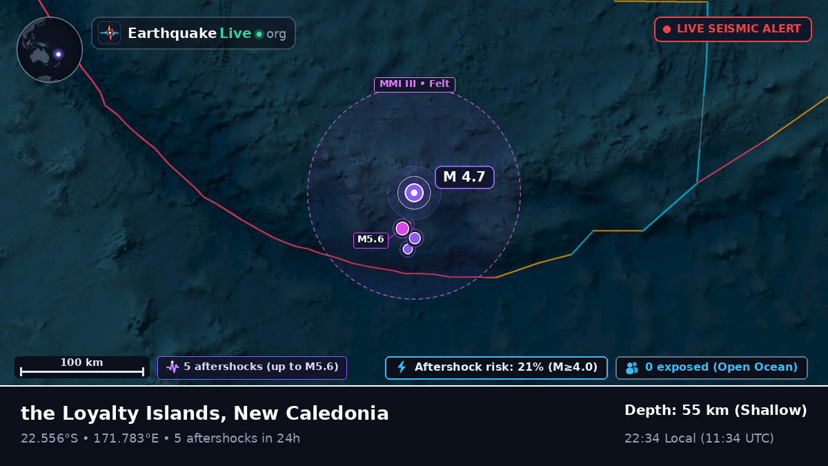 South Pacific Ocean (New Caledonia)