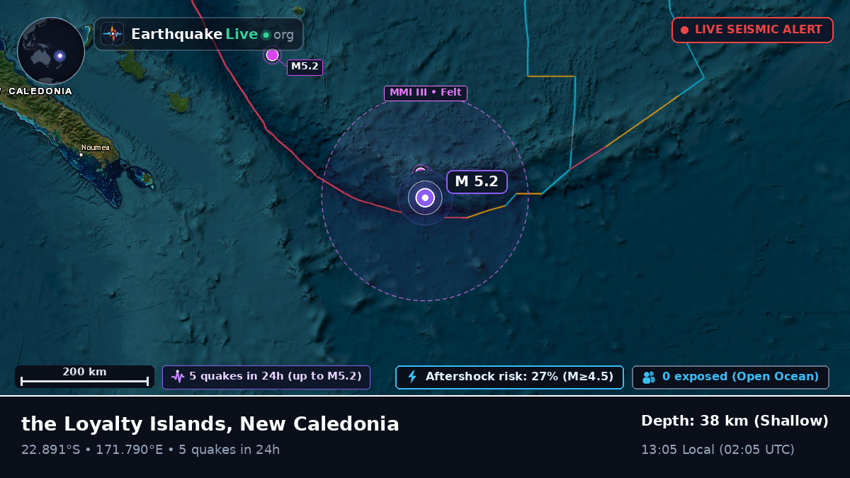 South Pacific Ocean (New Caledonia)