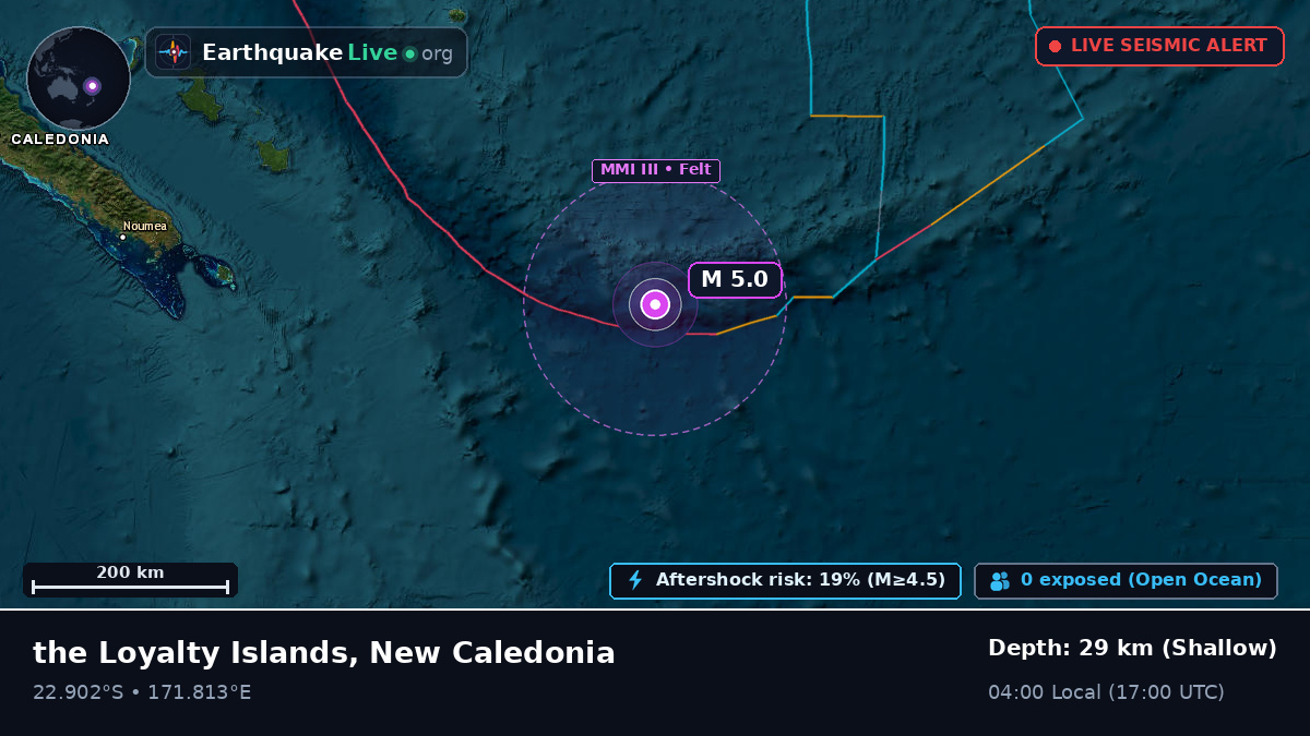 South Pacific Ocean (New Caledonia)