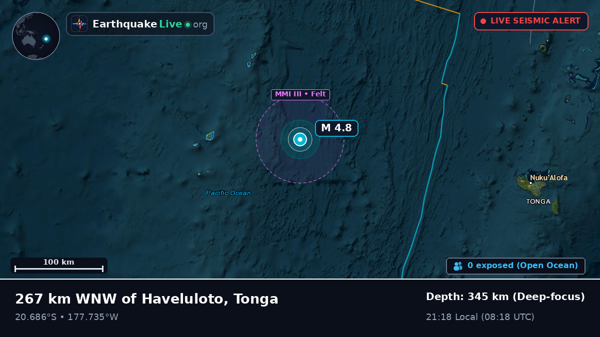 South Pacific Ocean (Tonga)