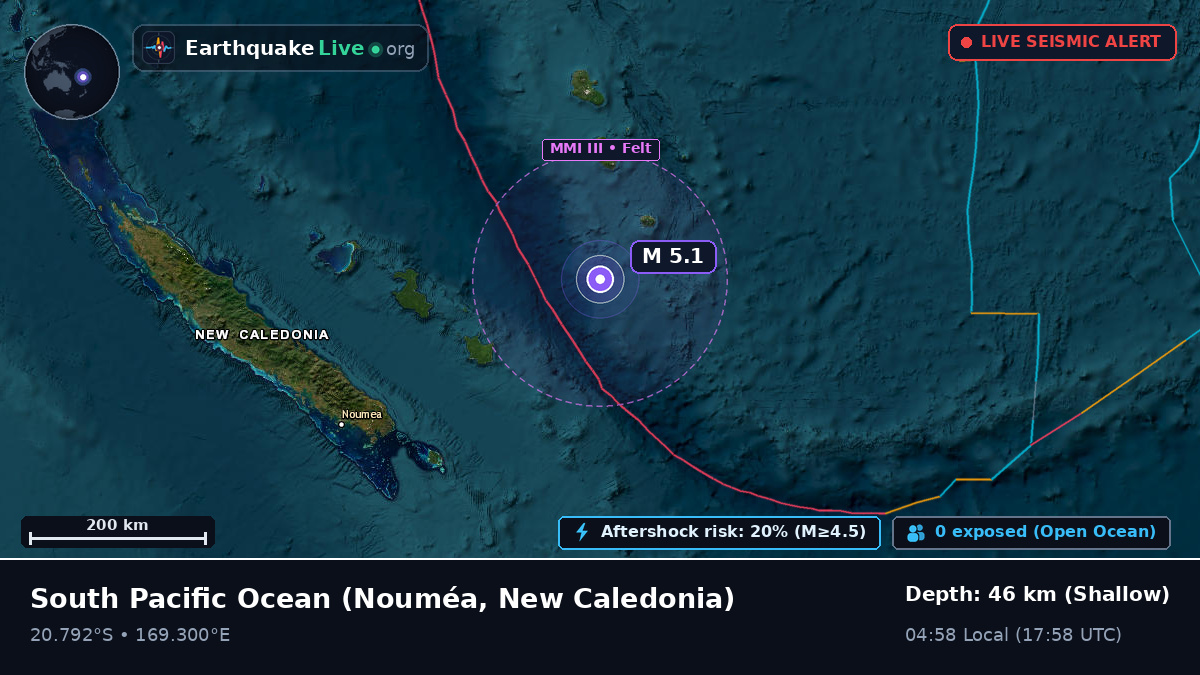 South Pacific Ocean (New Caledonia)