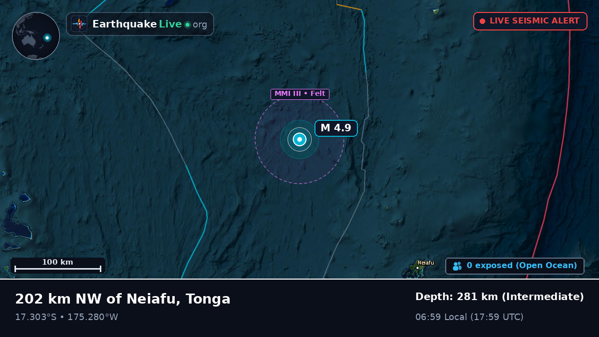 Off the coast of Neiafu, Tonga