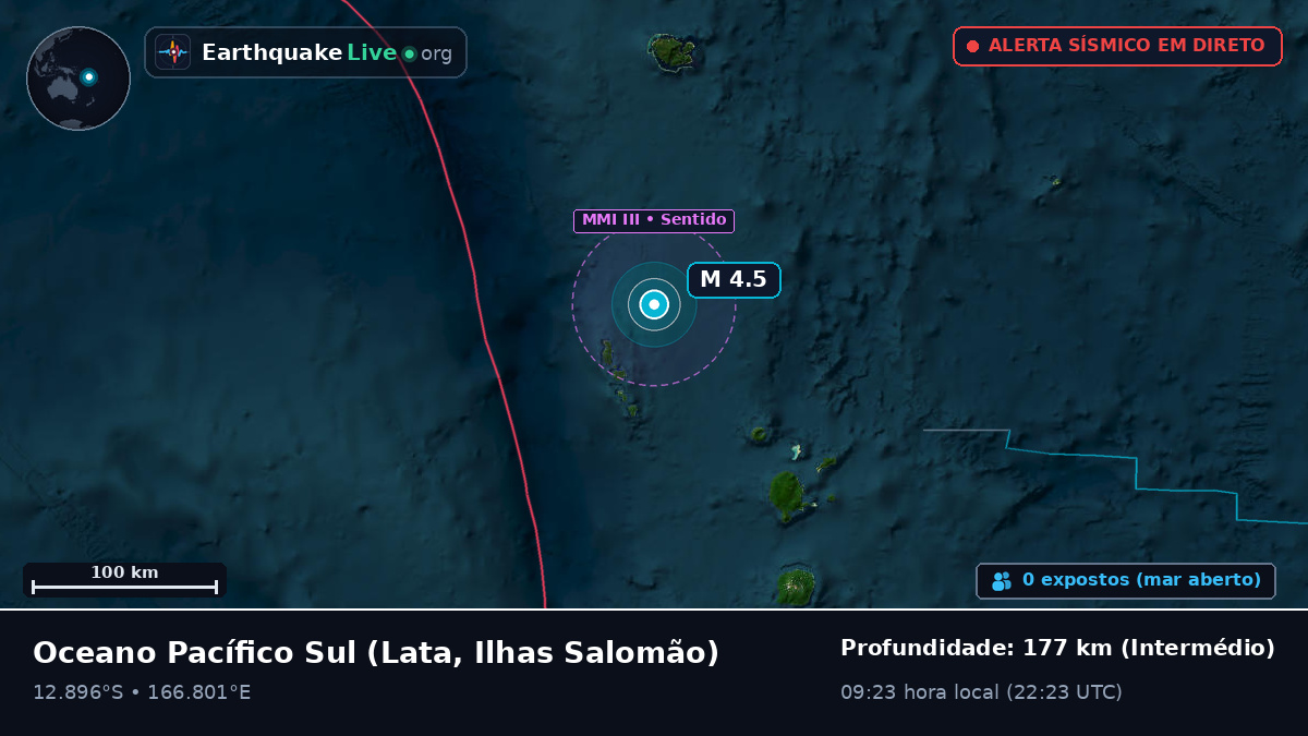 Oceano Pacífico Sul (Ilhas Salomão)