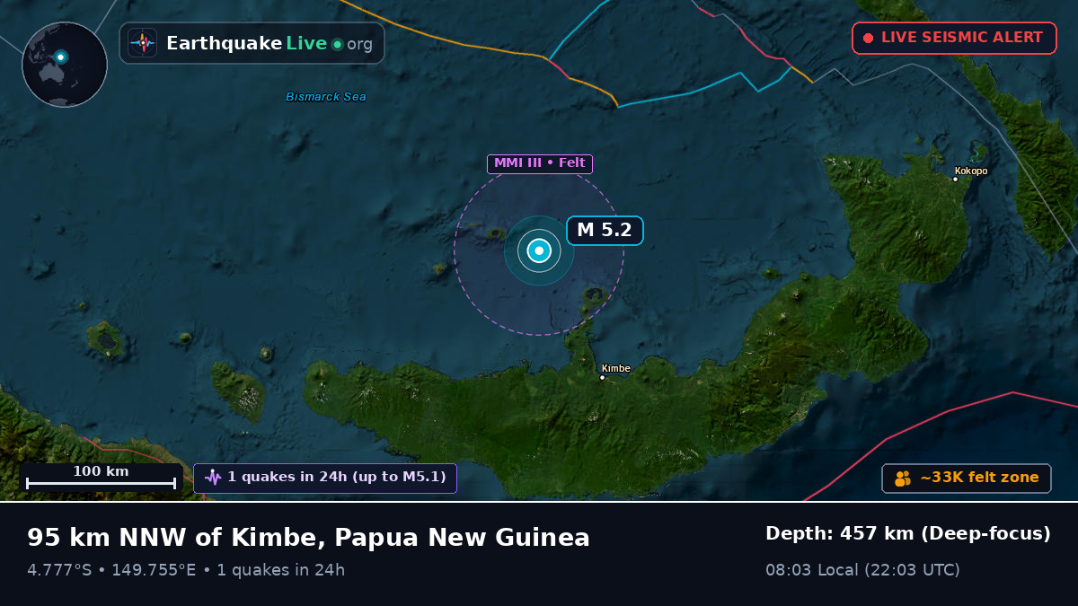 Off the coast of Kimbe, Papua New Guinea