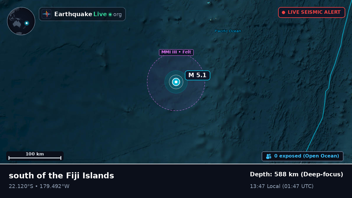 South Pacific Ocean (Tonga)