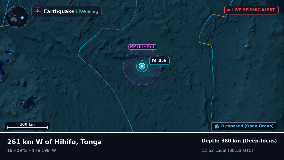 South Pacific Ocean (Tonga)
