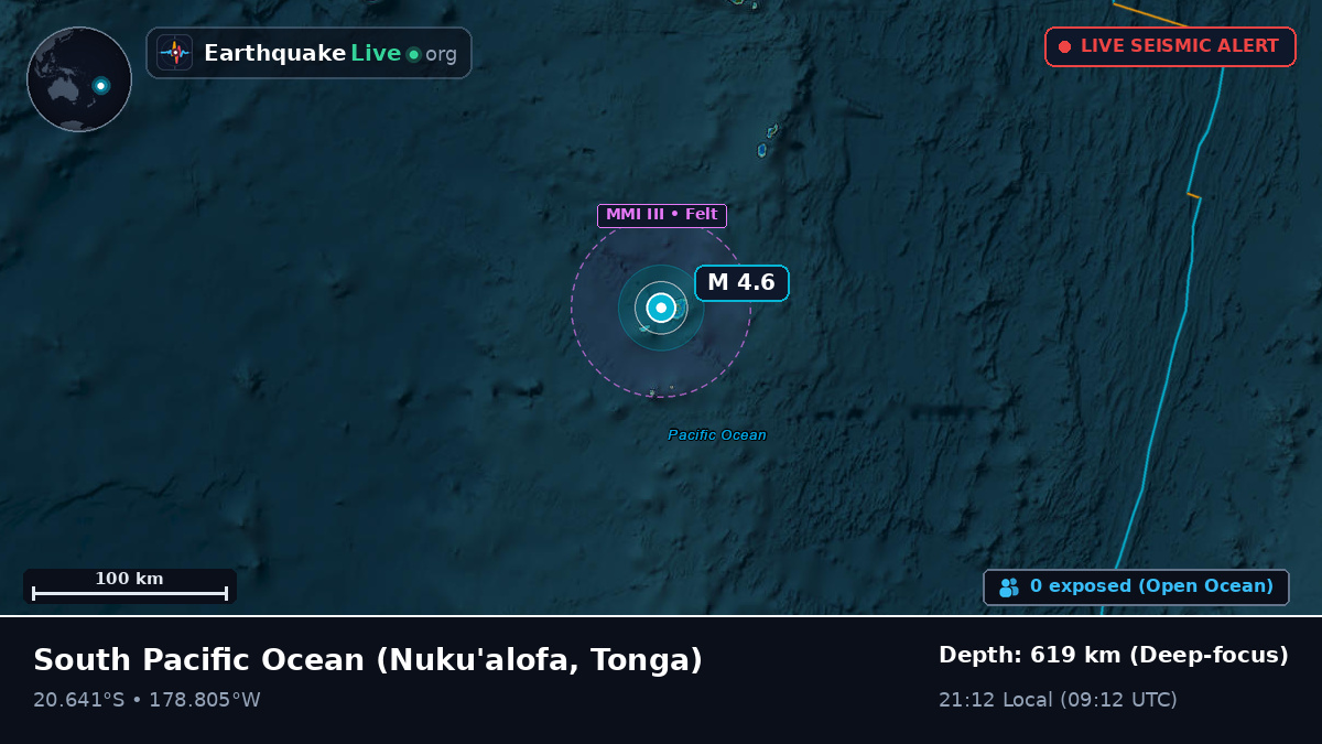 South Pacific Ocean (Tonga)