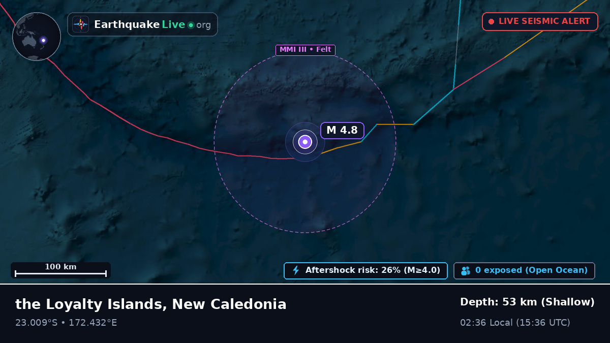 South Pacific Ocean (New Caledonia)