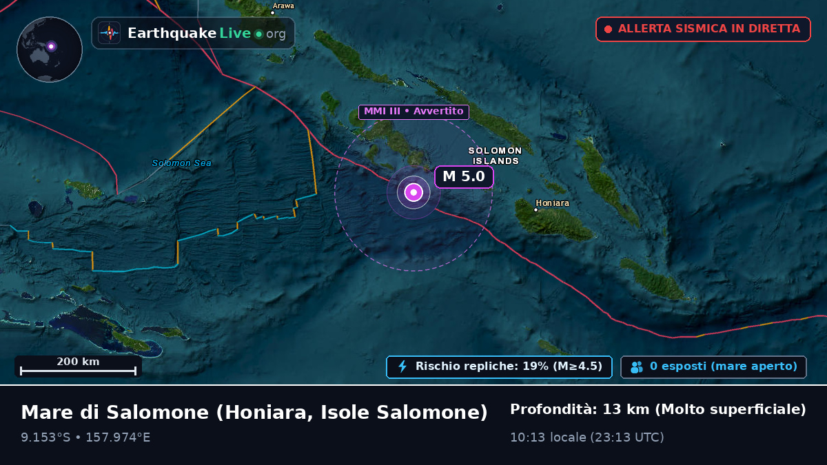 Mare di Salomone (Isole Salomone)