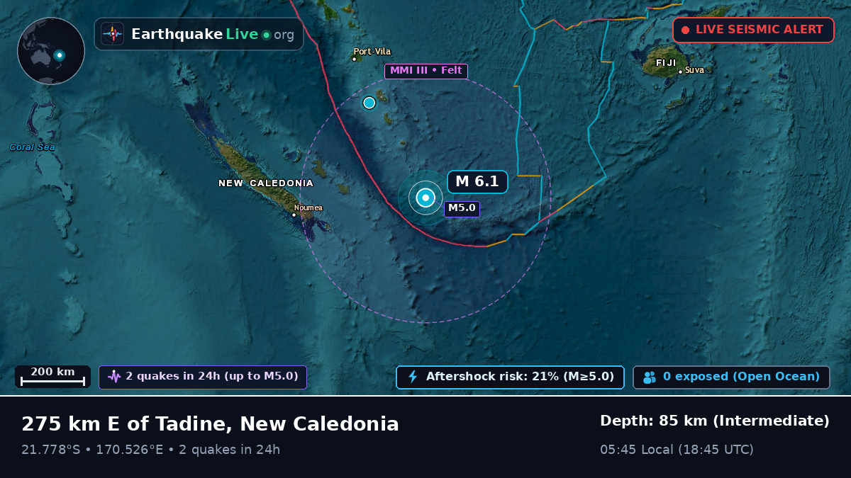 South Pacific Ocean (New Caledonia)