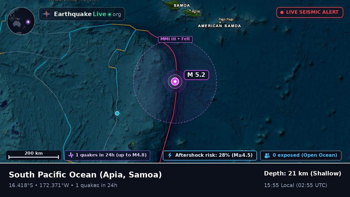 South Pacific Ocean (Samoa)