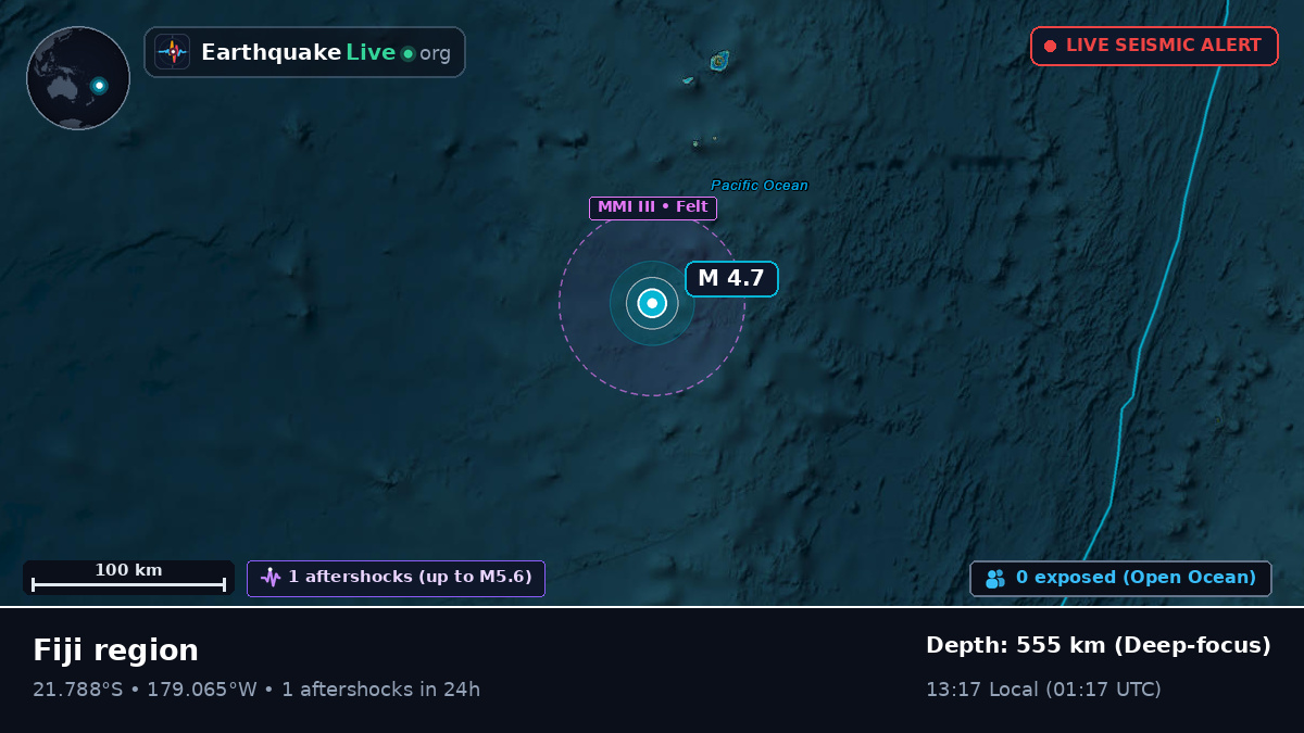 South Pacific Ocean (Tonga)