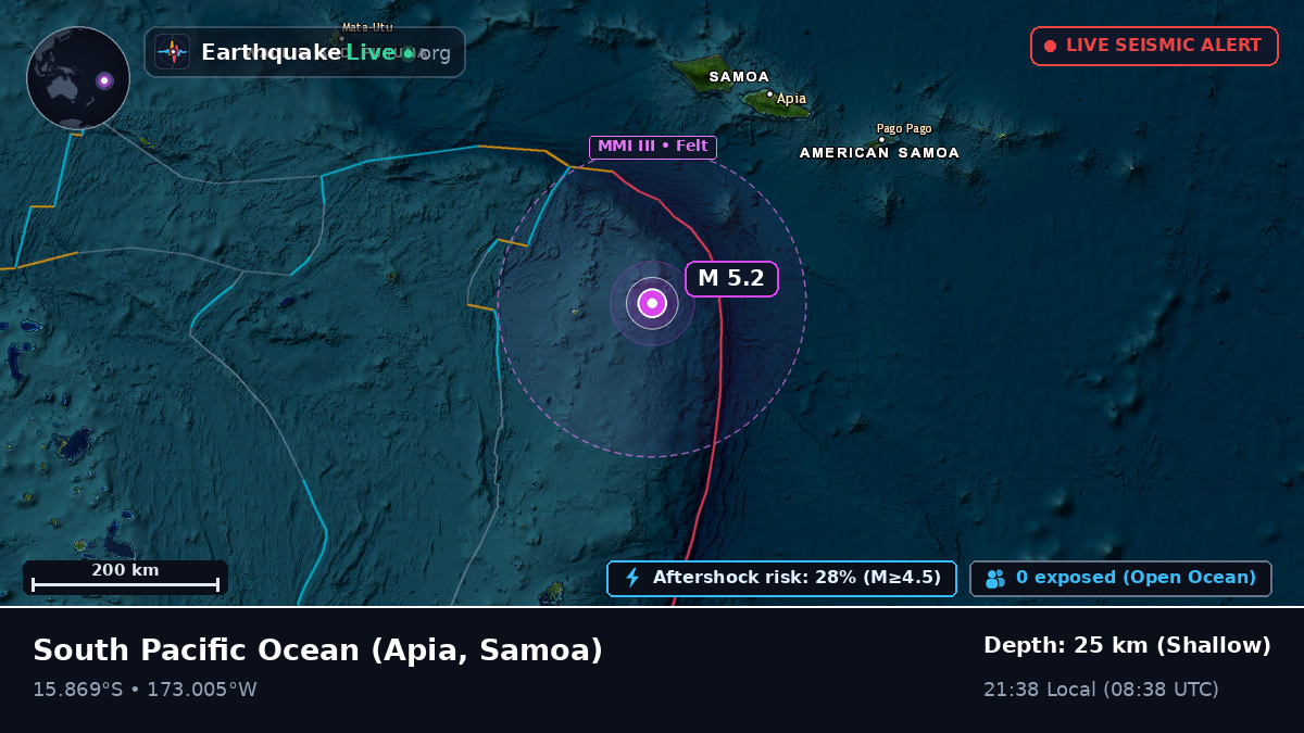 South Pacific Ocean (Samoa)