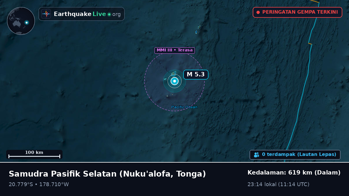 Samudra Pasifik Selatan (Tonga)