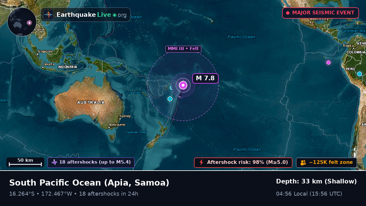 South Pacific Ocean (Samoa)