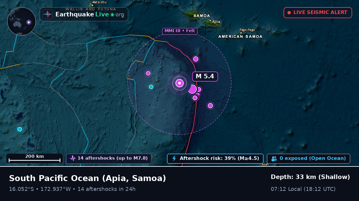 South Pacific Ocean (Samoa)
