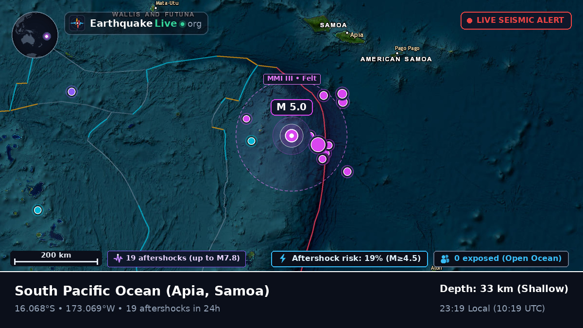 South Pacific Ocean (Samoa)