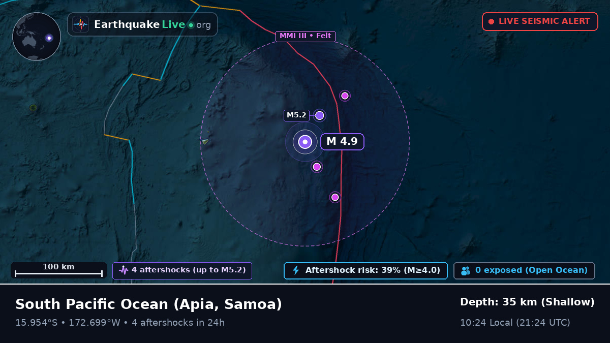 South Pacific Ocean (Samoa)