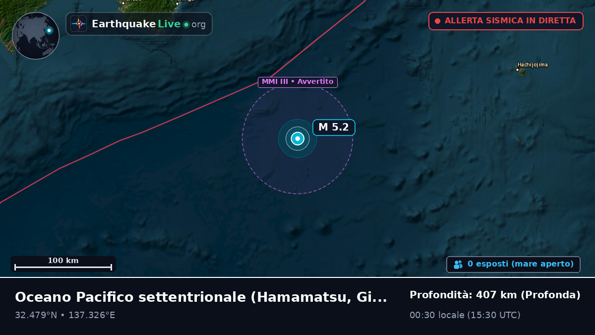Oceano Pacifico settentrionale (Giappone)