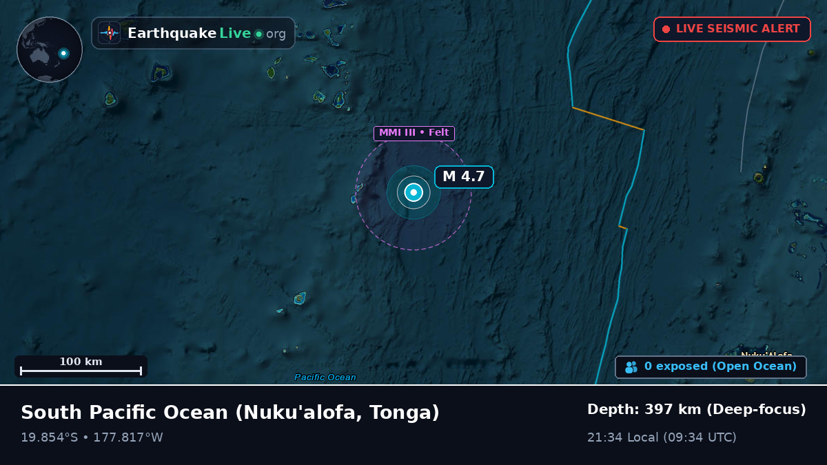 South Pacific Ocean (Tonga)