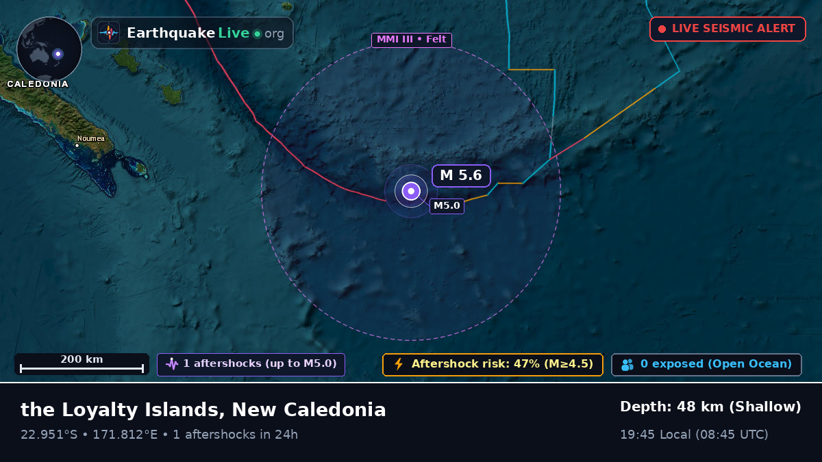 South Pacific Ocean (New Caledonia)