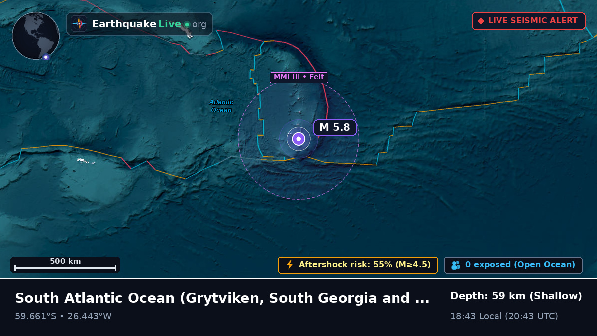 South Atlantic Ocean (South Georgia and the Islands)
