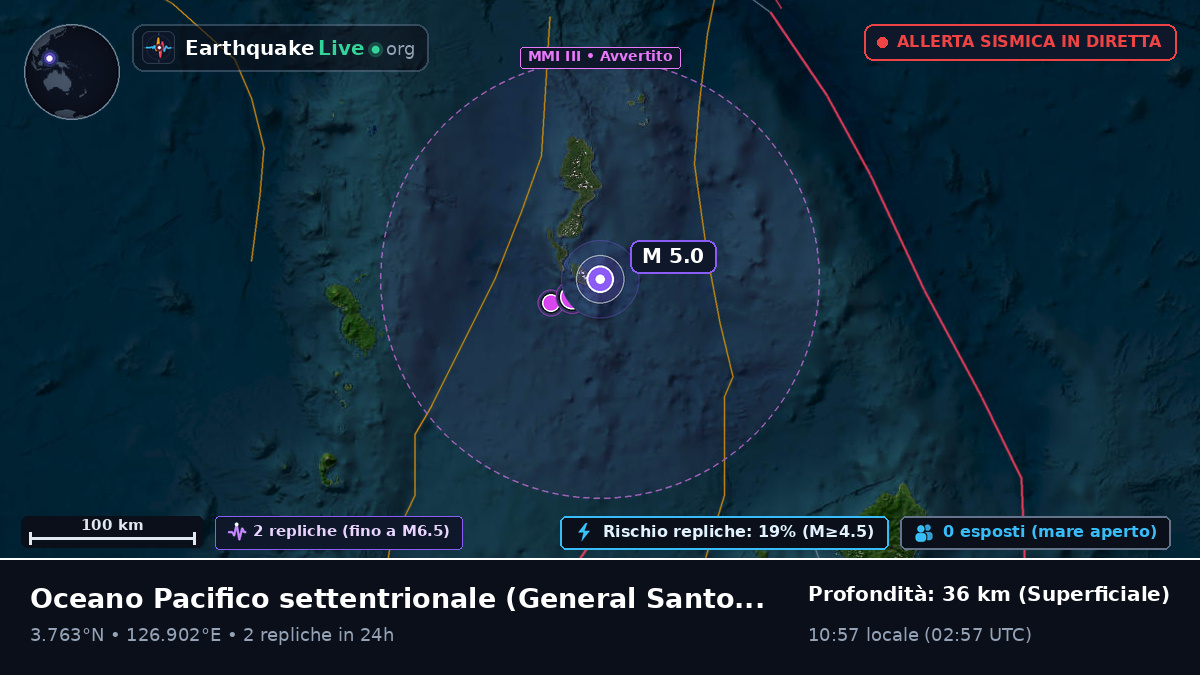 Oceano Pacifico settentrionale (Filippine)