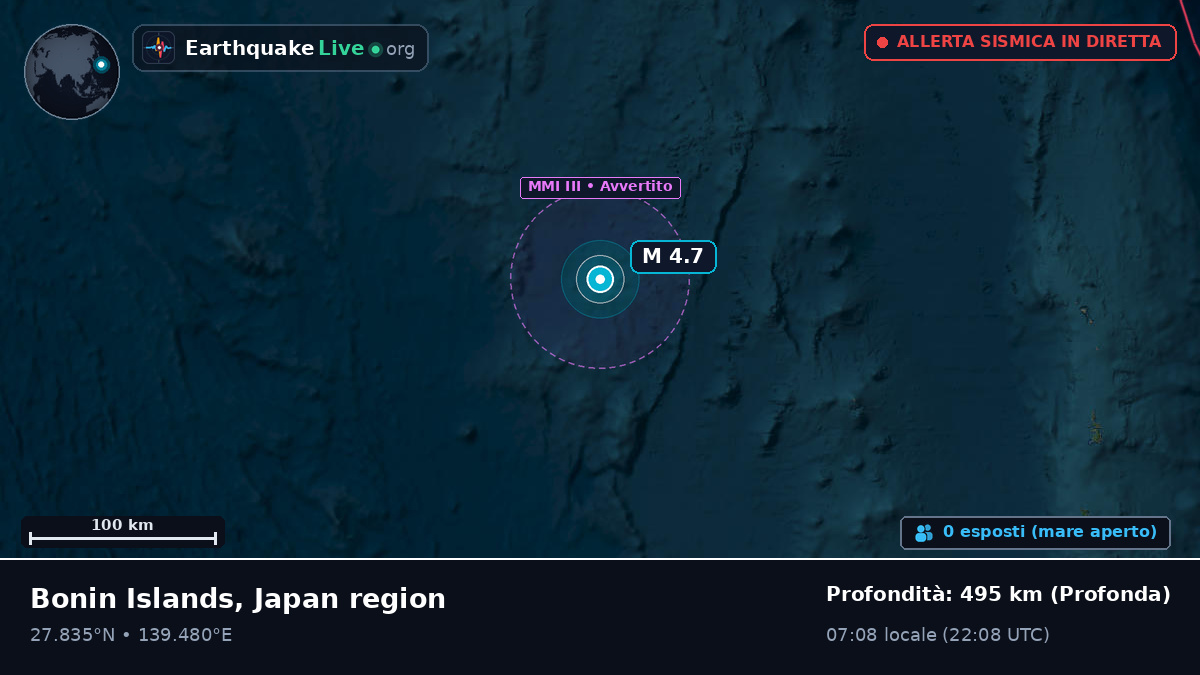 Oceano Pacifico settentrionale (Giappone)
