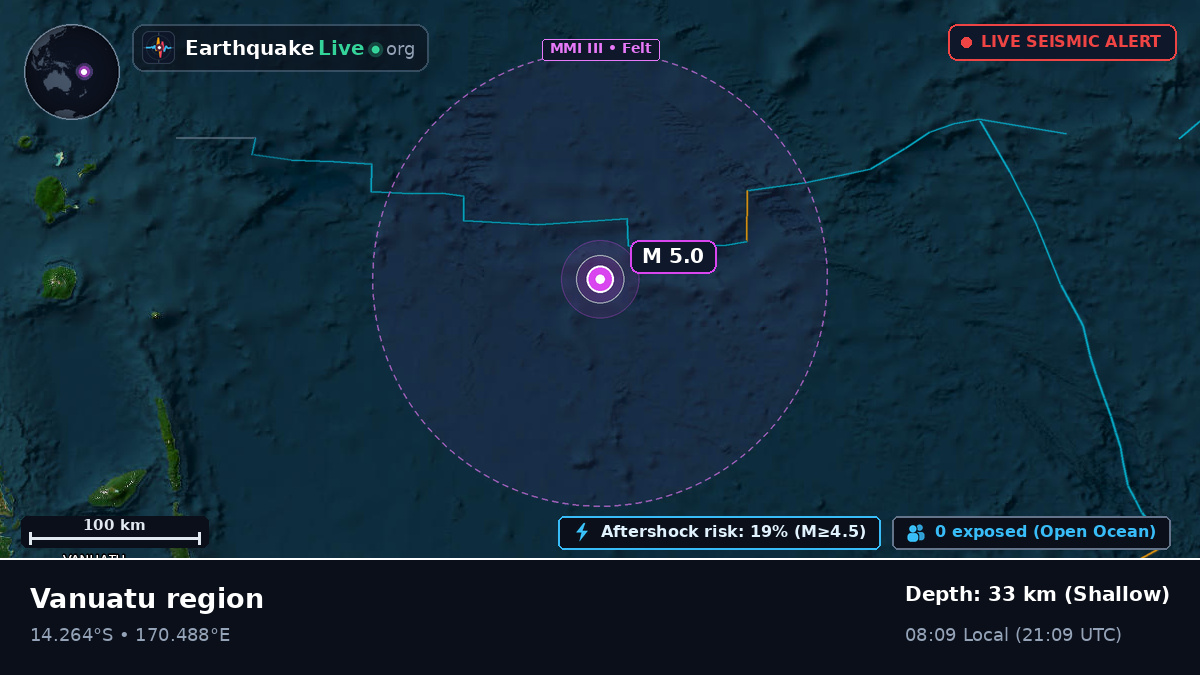 South Pacific Ocean (Vanuatu)