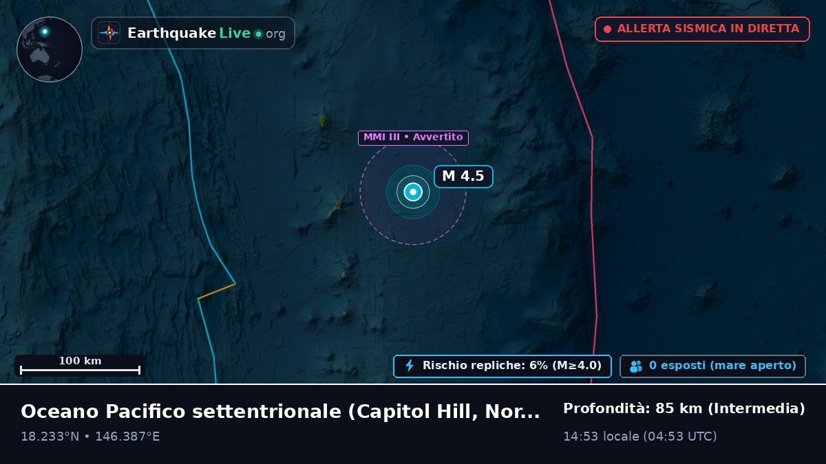 Oceano Pacifico settentrionale (Northern Mariana Islands)
