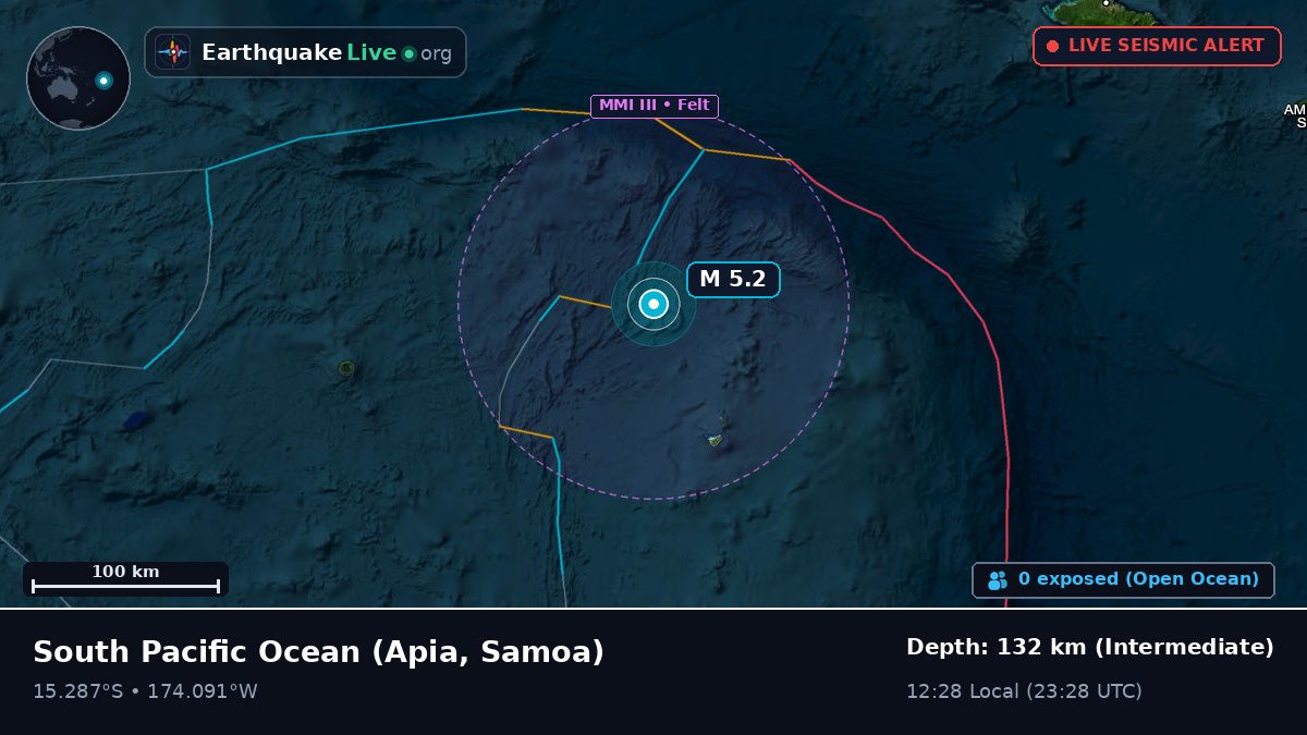 South Pacific Ocean (Samoa)