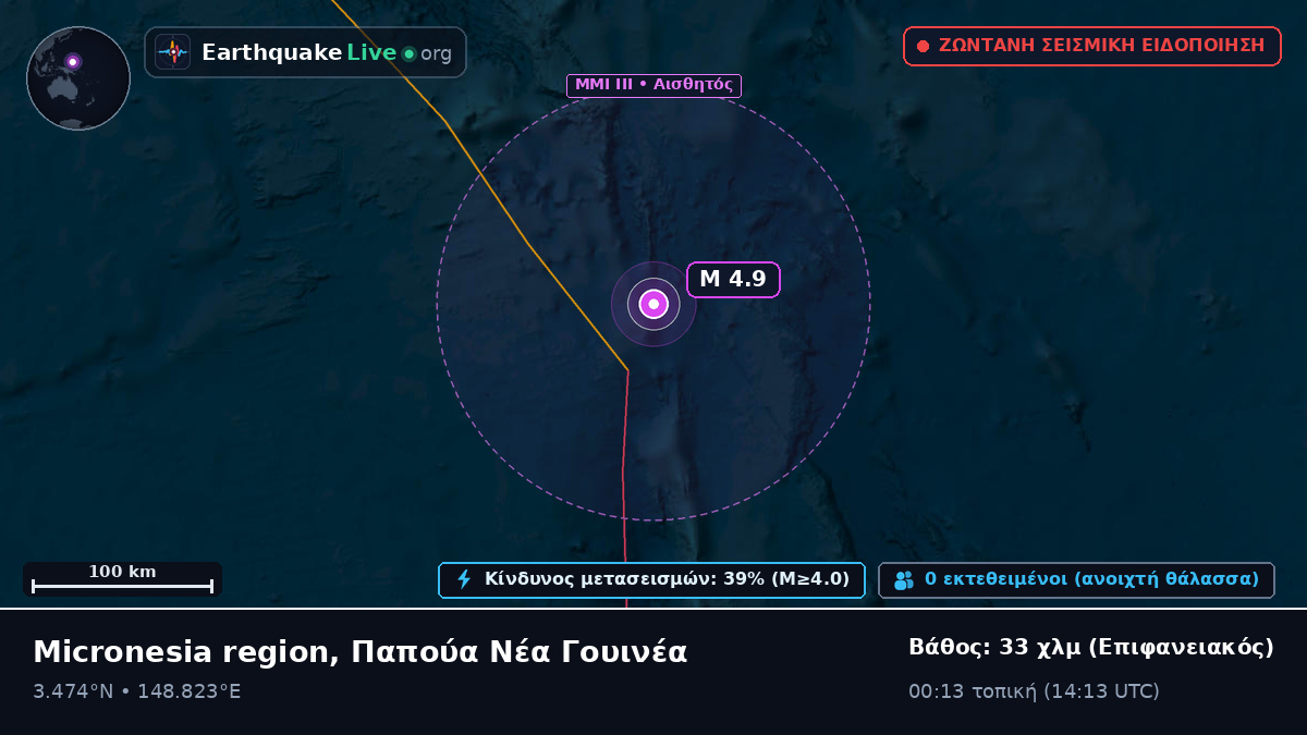 Βόρειος Ειρηνικός Ωκεανός (Παπούα Νέα Γουινέα)