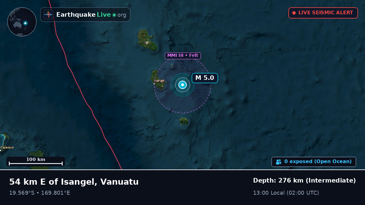 South Pacific Ocean (Vanuatu)