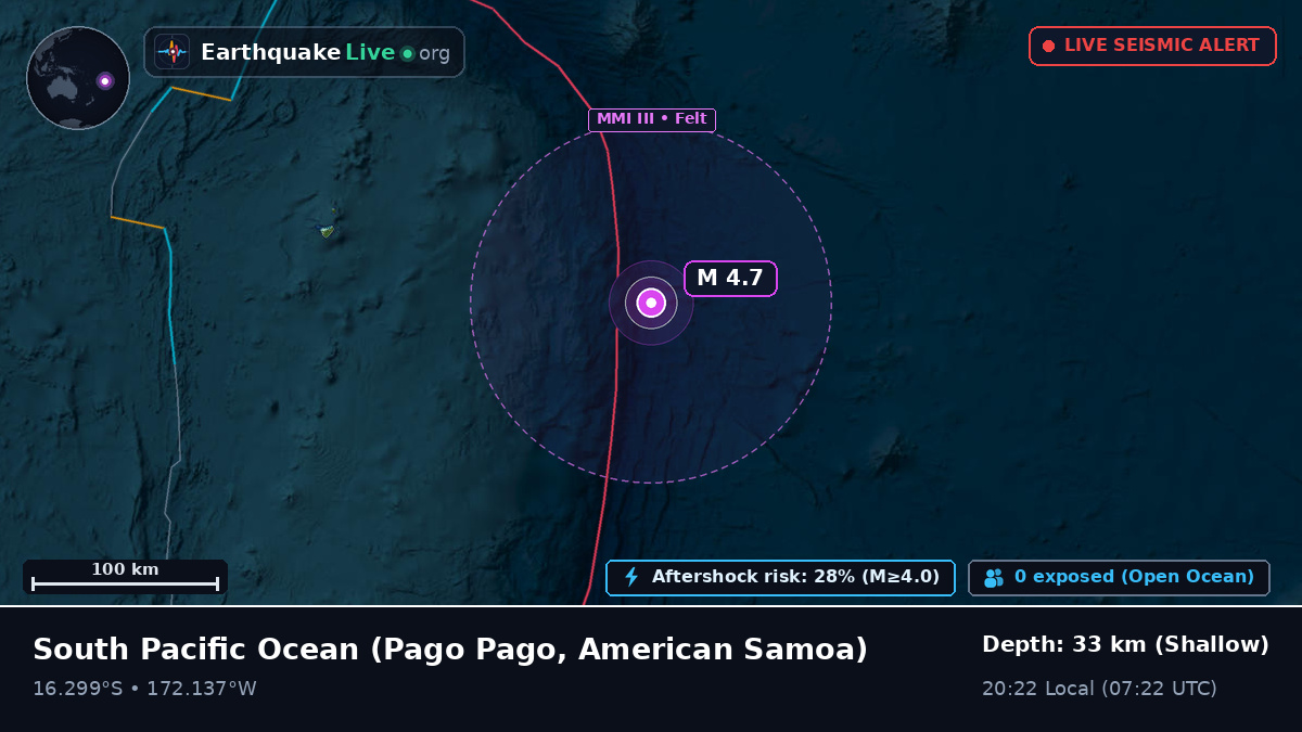 South Pacific Ocean (American Samoa)