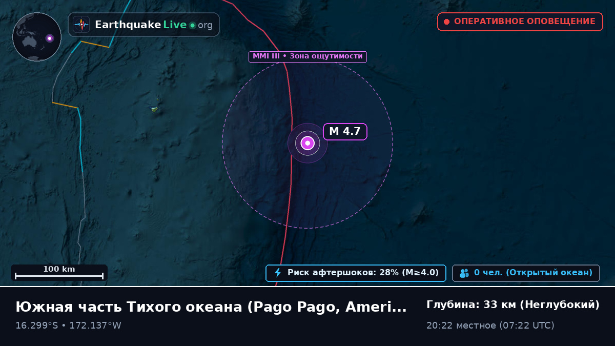 Южная часть Тихого океана (American Samoa)
