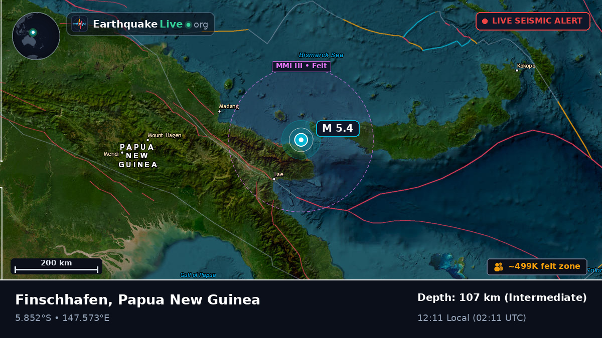 Off the coast of Lae, Papua New Guinea