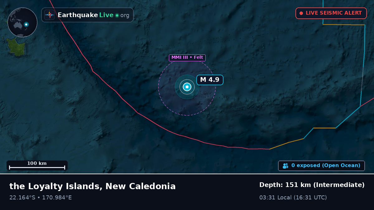 South Pacific Ocean (New Caledonia)