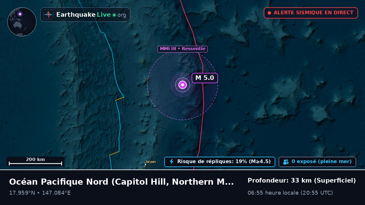 Océan Pacifique Nord (Northern Mariana Islands)