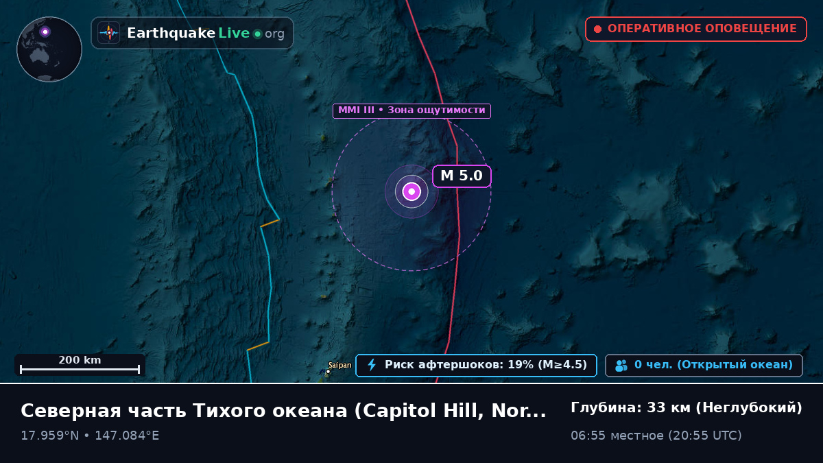 Северная часть Тихого океана (Northern Mariana Islands)