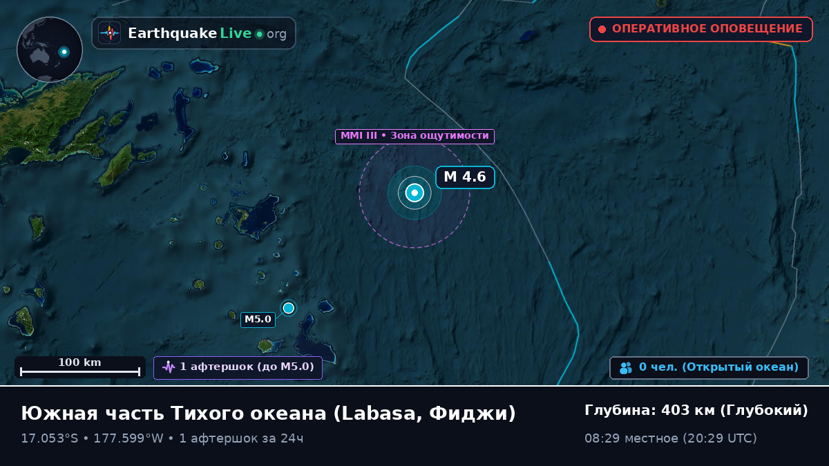 Южная часть Тихого океана (Фиджи)