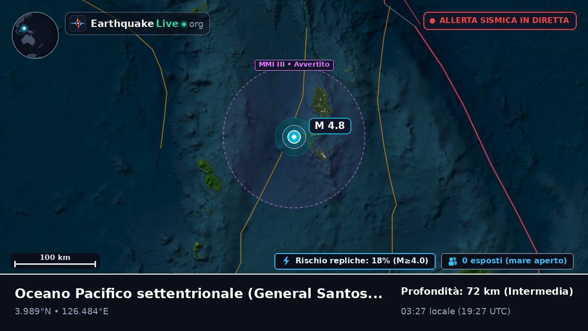 Oceano Pacifico settentrionale (Filippine)