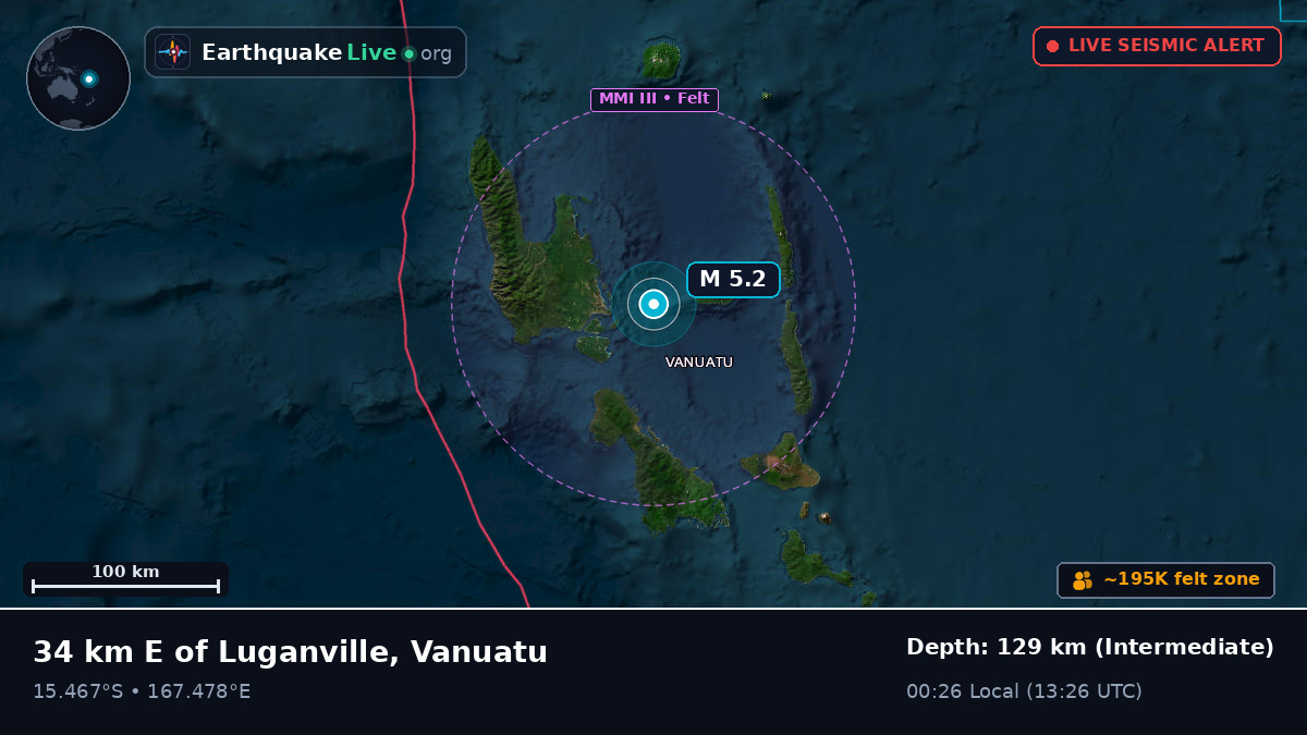 Off the coast of Luganville, Vanuatu