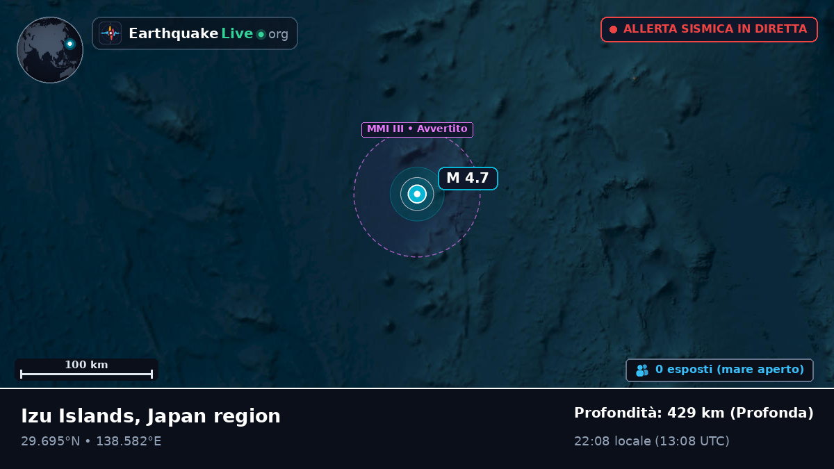 Oceano Pacifico settentrionale (Giappone)