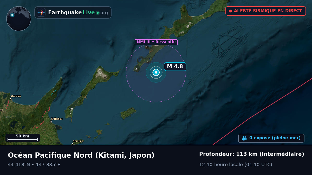 Océan Pacifique Nord (Japon)
