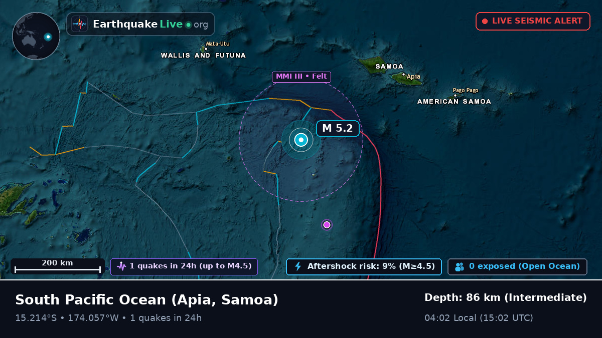 South Pacific Ocean (Samoa)