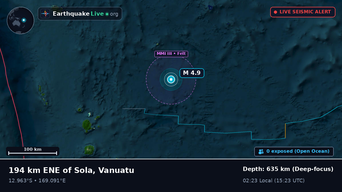 South Pacific Ocean (Vanuatu)