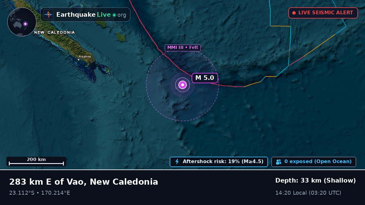 South Pacific Ocean (New Caledonia)