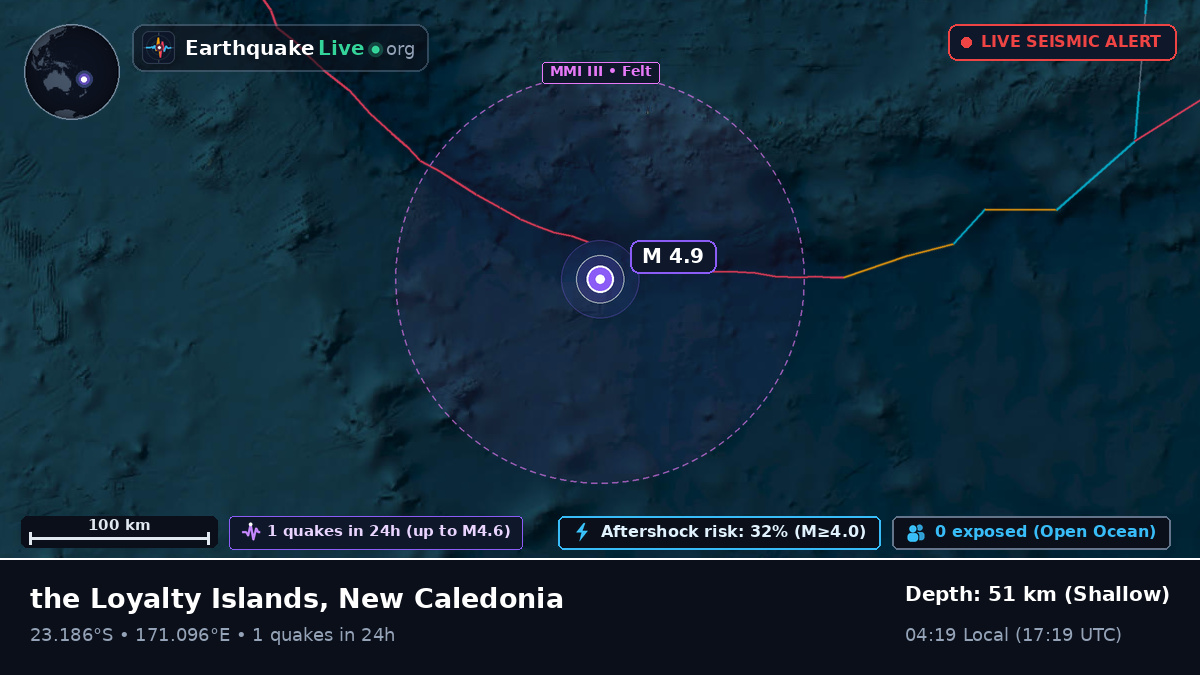 South Pacific Ocean (New Caledonia)